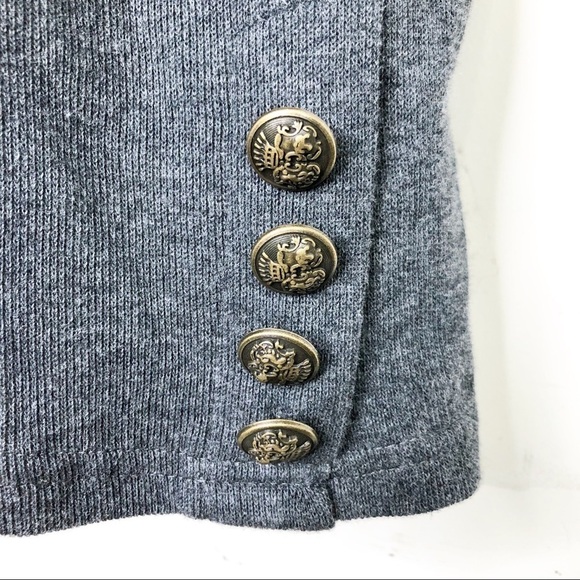 𝅺Torrid gray military ruffle blazer - Picture 5 of 16